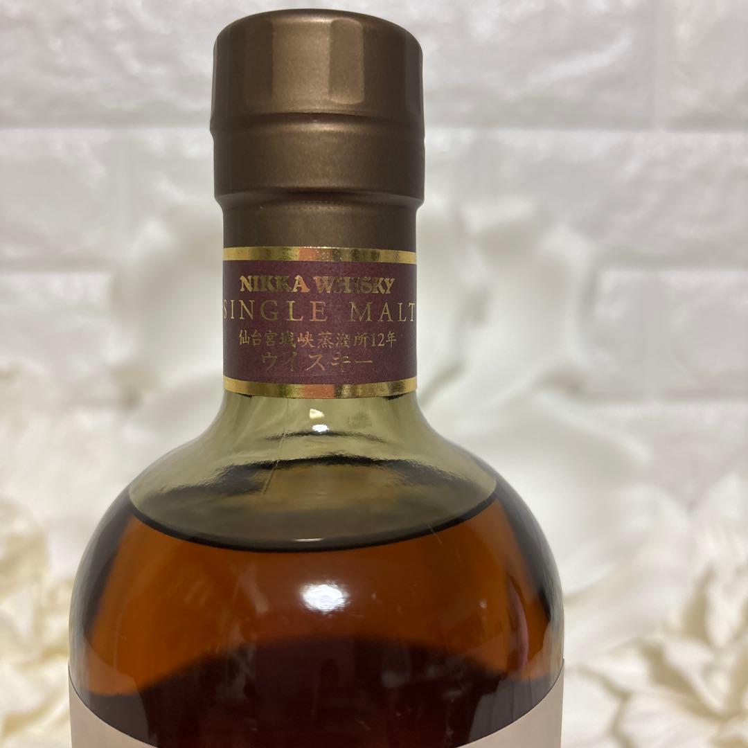 値下げ　宮城峡12年 700ml 単一蒸留所モルト旧ラベル　おまけで一本追加