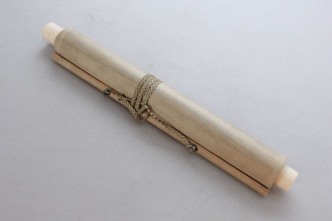 No5181 掛軸　浄三葉ノ真言　紺紙金字　紙本　古書　仏教美術　書画　送料無料