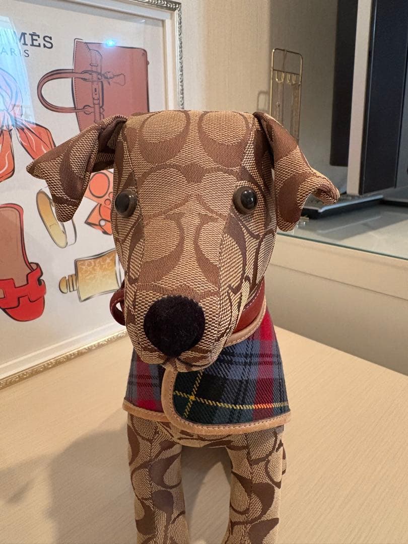 コーチ　犬ぬいぐるみ