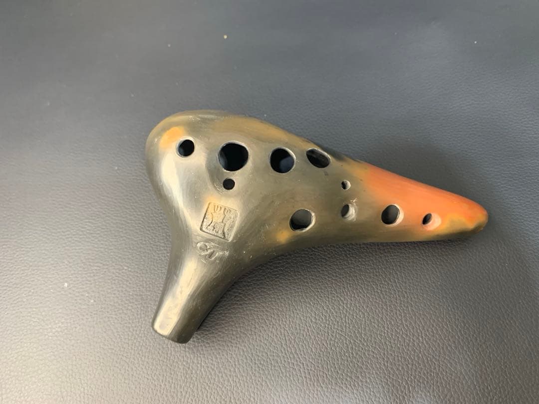 益子 白土 洋介 オカリナ オカリーナ 木箱付 蘭 笛 楽器 クレイトーン