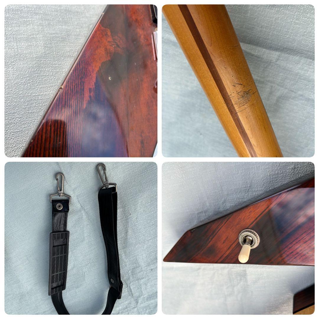 アンティークなKiller Guitars ケ-ス付き 6弦 エレキギター