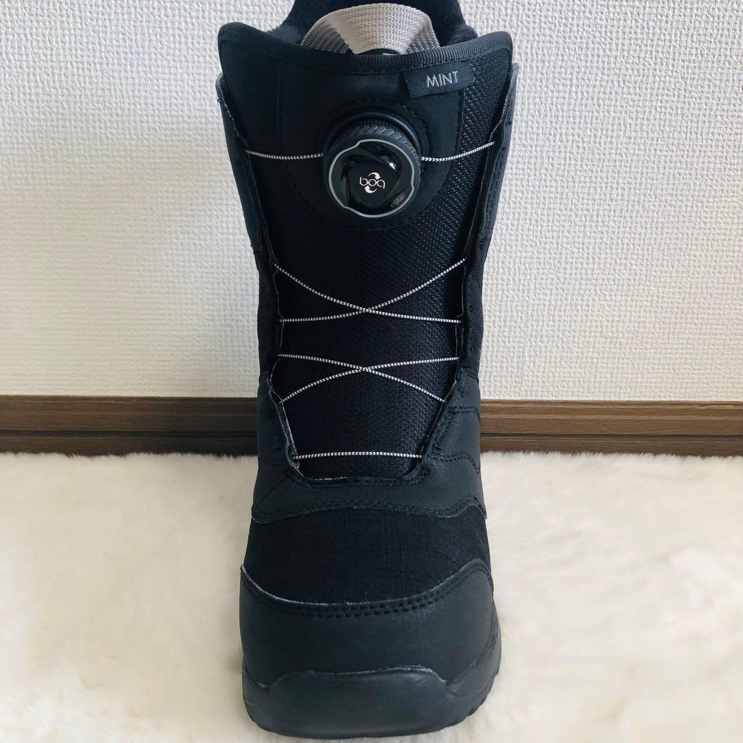 【美品】BURTON スノーボードブーツ　MINT BOA 24cm ブラック