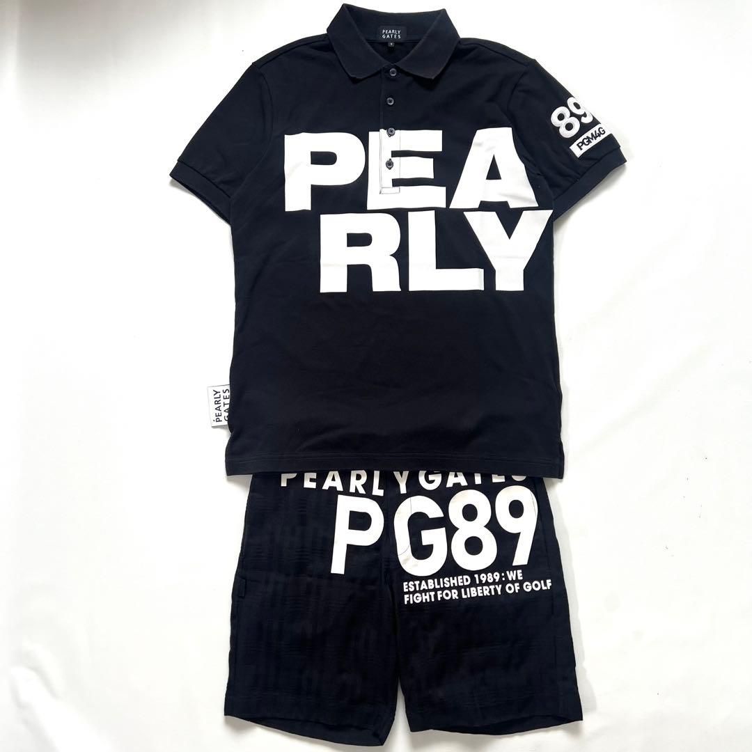 Pearly gates パーリーゲイツ　セットアップ　デカロゴ　メンズ　ゴルフ