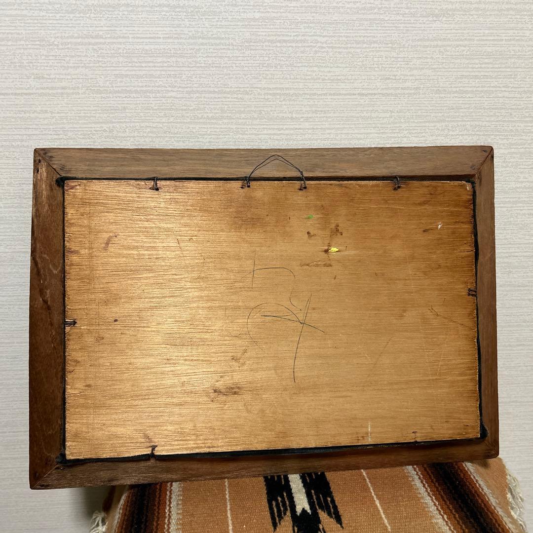 50s60sビンテージ絵Tiger ミッドセンチュリー　アンティーク雑貨