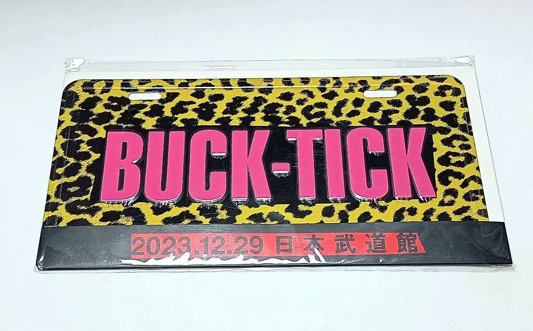 BUCK-TICK　プレート　車　窓ガラス