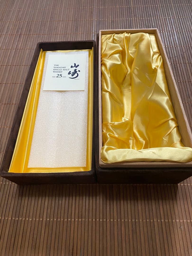 【超レア】【箱のみ】山崎シングルモルトウイスキー 25年