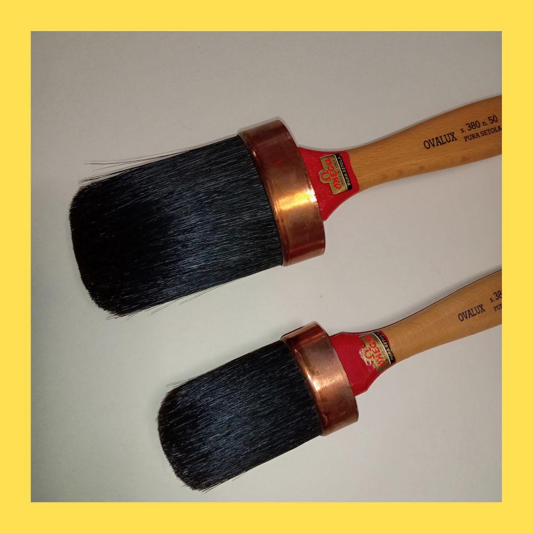 イタリア　オメガ社　ブラシ　大、小 2本セット。