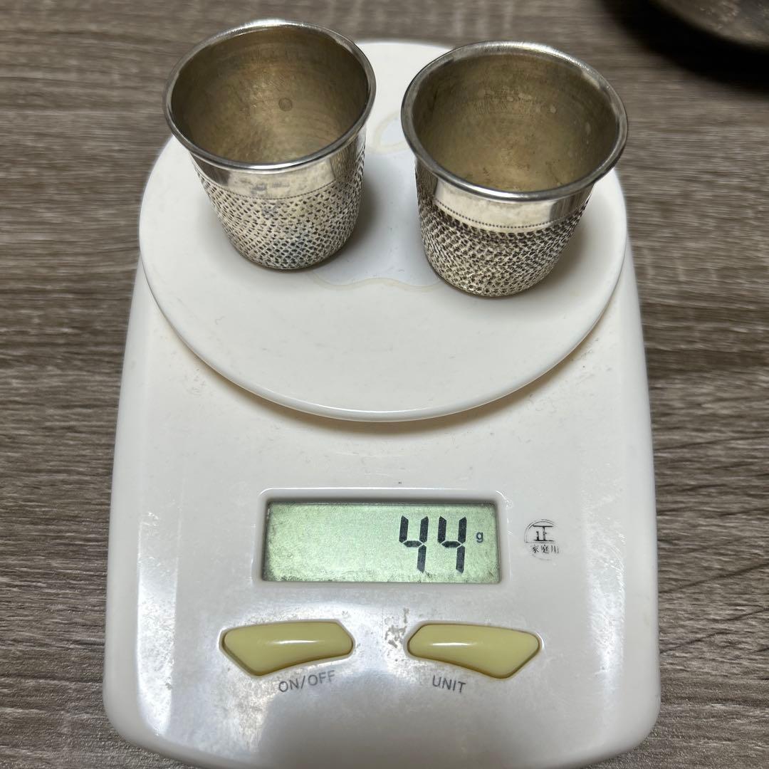 銀製 ボウルとカップセット