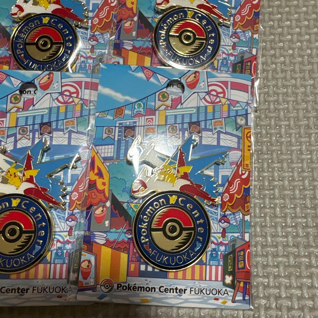 ポケモンセンターフクオカ　ピンズ　ポケセン　ピカチュウ　ラティオス＆ラティアス
