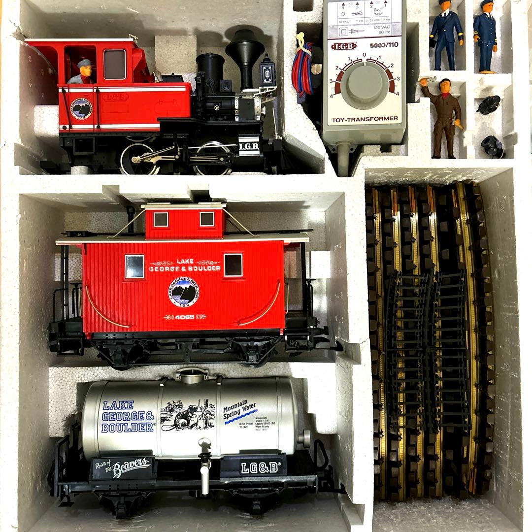 動作確認済み　美品　Gケージ LEHMANN LGB 蒸気機関車セット