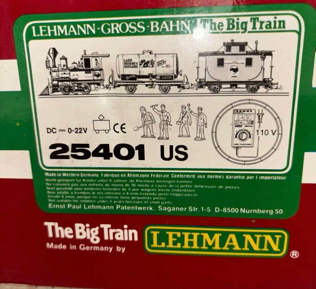 動作確認済み　美品　Gケージ LEHMANN LGB 蒸気機関車セット