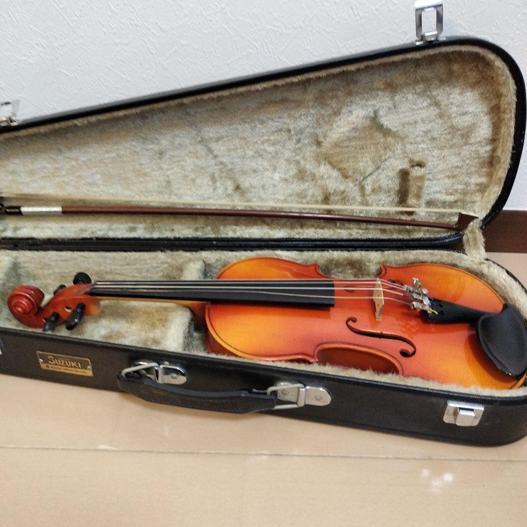 期間限定出品の為値下げSUZUKi　220　1/4 バイオリン 本体と弓とケース