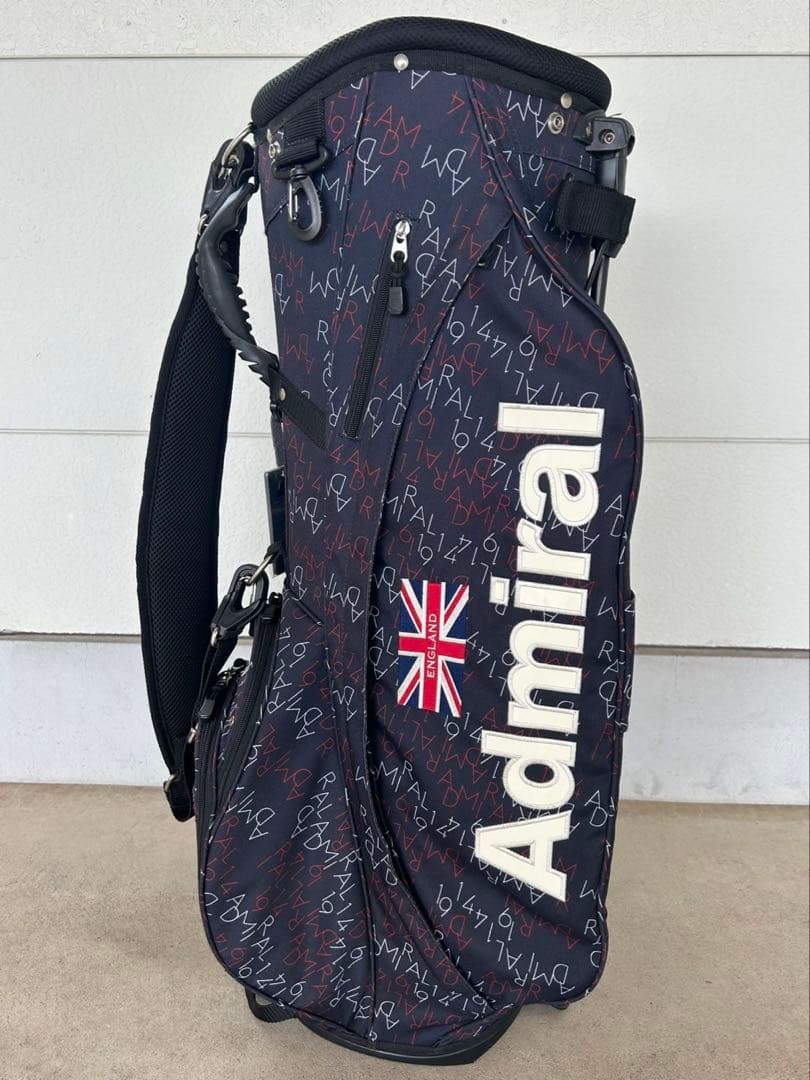 Admiral スタンド式ゴルフバッグ ネイビー