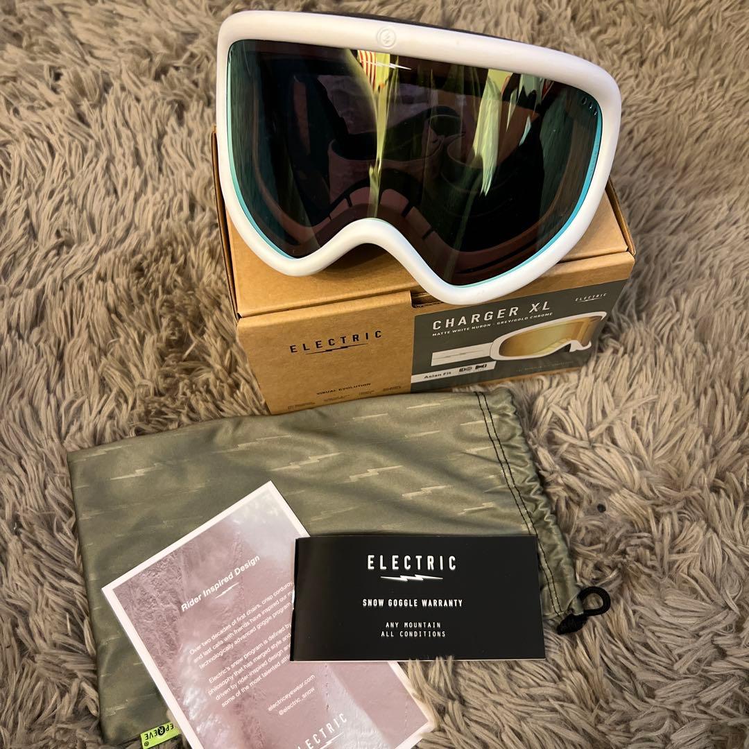 【期間限定】ELECTRIC CHARGER XL ゴーグル ホワイト