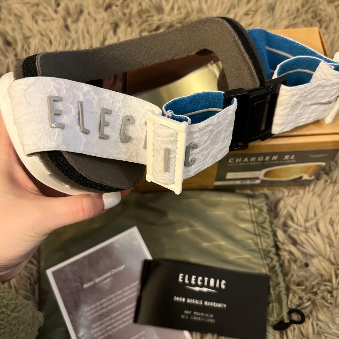 【期間限定】ELECTRIC CHARGER XL ゴーグル ホワイト