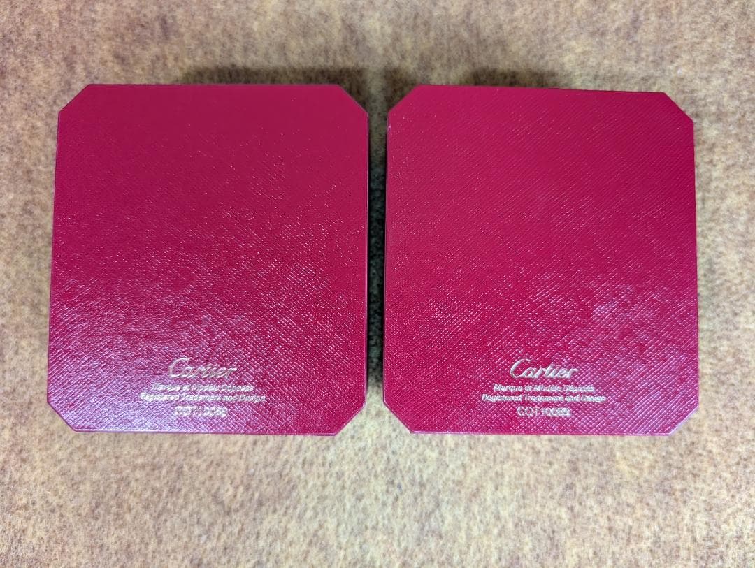 まとめ売り　Cartier　カルティエ　ライター　ケース　ボックス　空き箱　赤