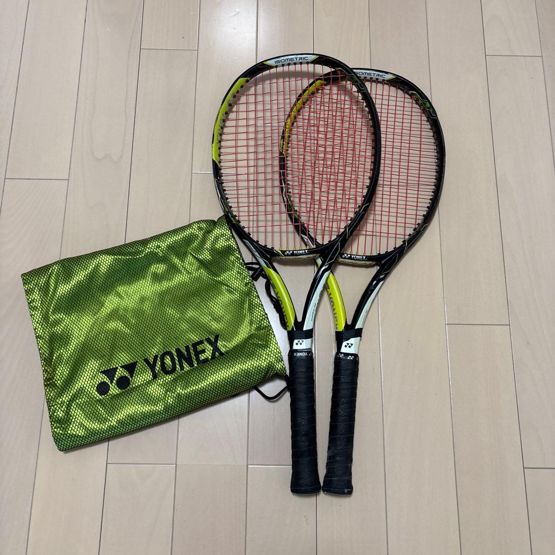 YONEX EZONE Ai100 テニスラケット 2本セット　ジャンク品