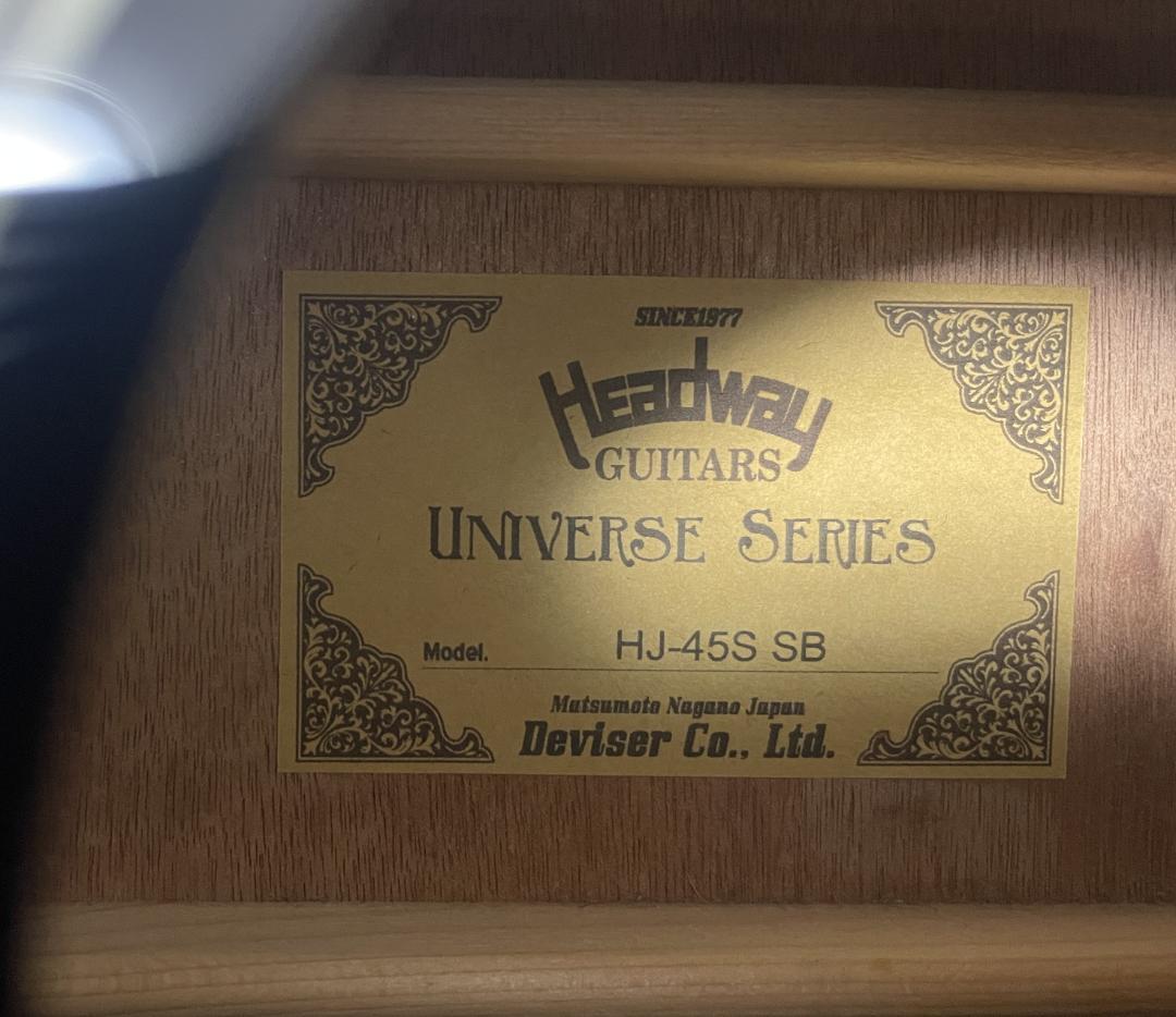 Headway HJ-45S SB アコースティックギター