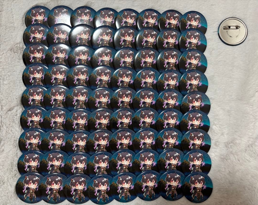 カラフルピーチ ゆあんくん 魔法学園 デフォ 缶バッジ 73個 値下げ中