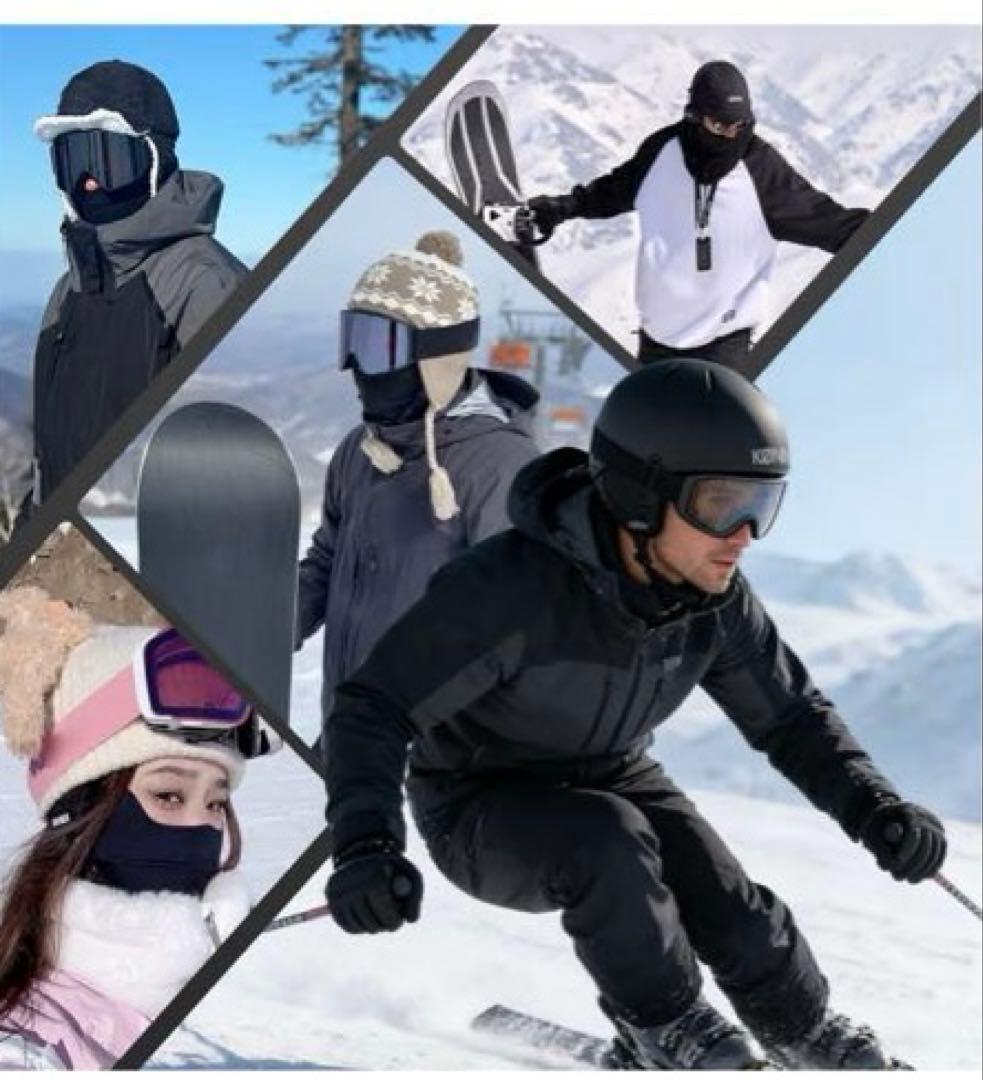 KONN スキーヘルメット 帽子対応セット スノーボードヘルメット 360°