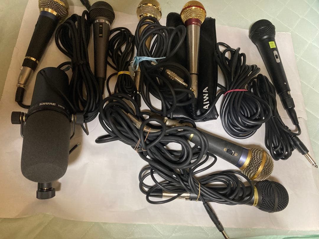 訳あり ジャンク品 まとめ売り ダイナミックマイクロフォン