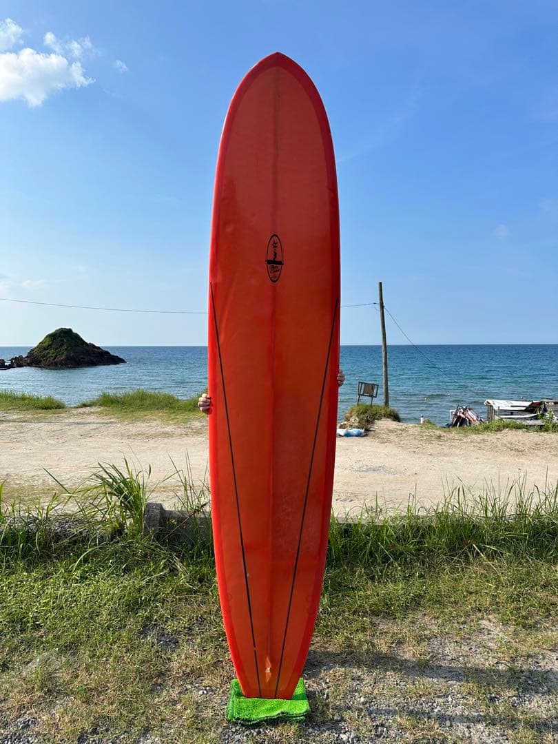 ロングボード　氣サーフボード　櫛本氏シェイプ