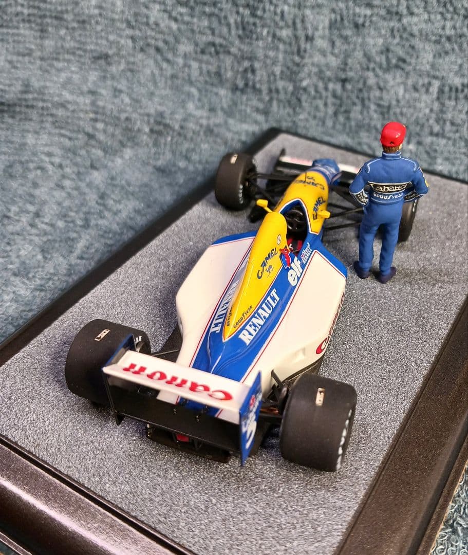 タメオ製1/43 ウイリアムズFW14キット完成品(ナイジェル・マンセル)