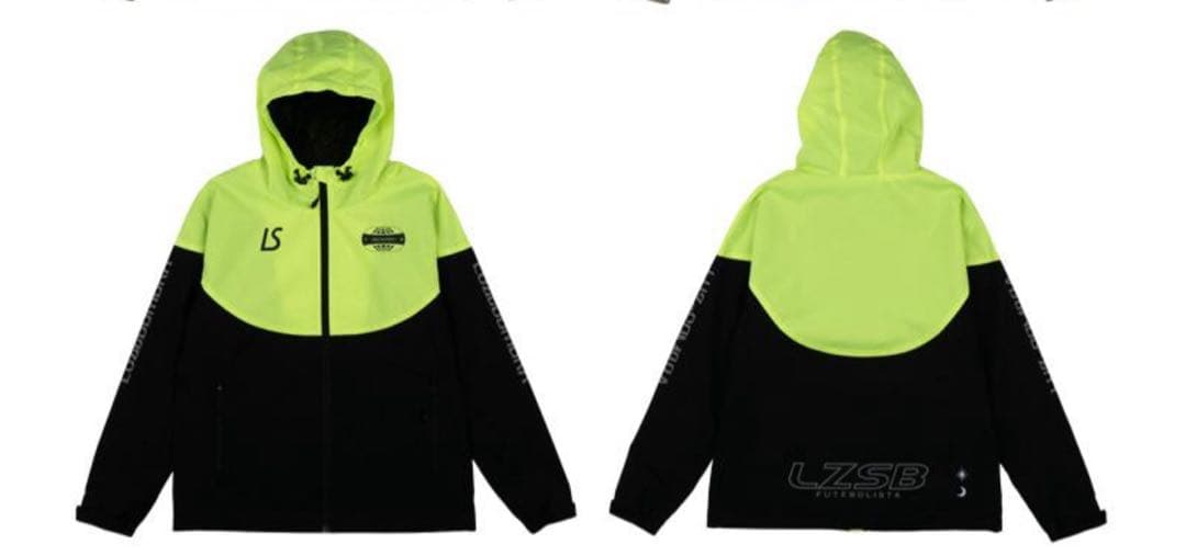Lサイズ 蛍光グリーン ウィンドブレーカー