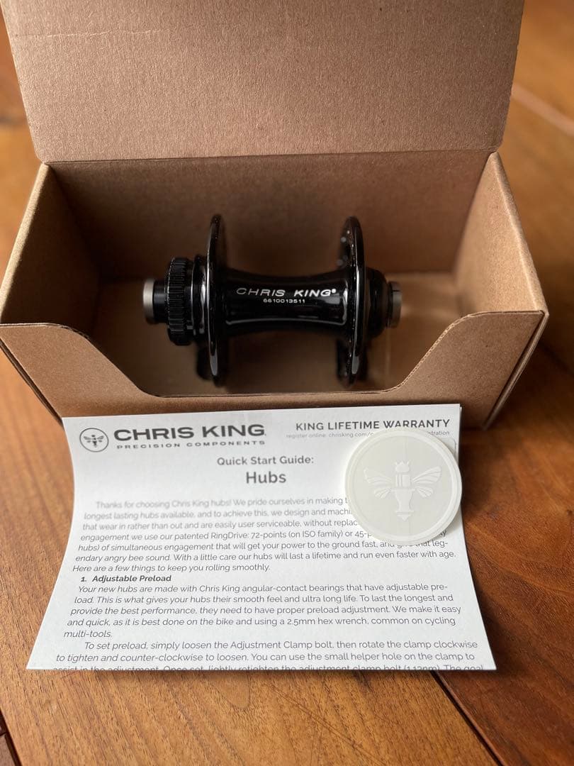 g*o様 CHRISKING R45 DISC 24H セラミック 前後セット