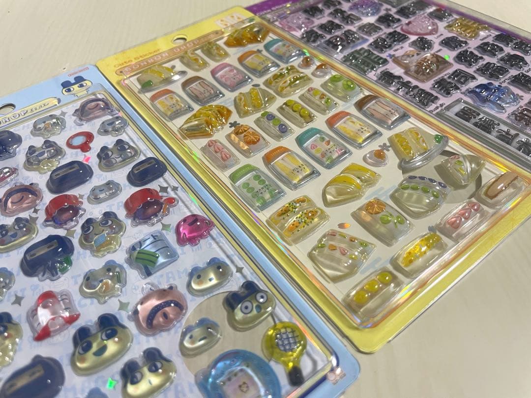 ボンボンドロップシール たまごっち 和柄 サンリオミニ まめっち ハピダンブイ