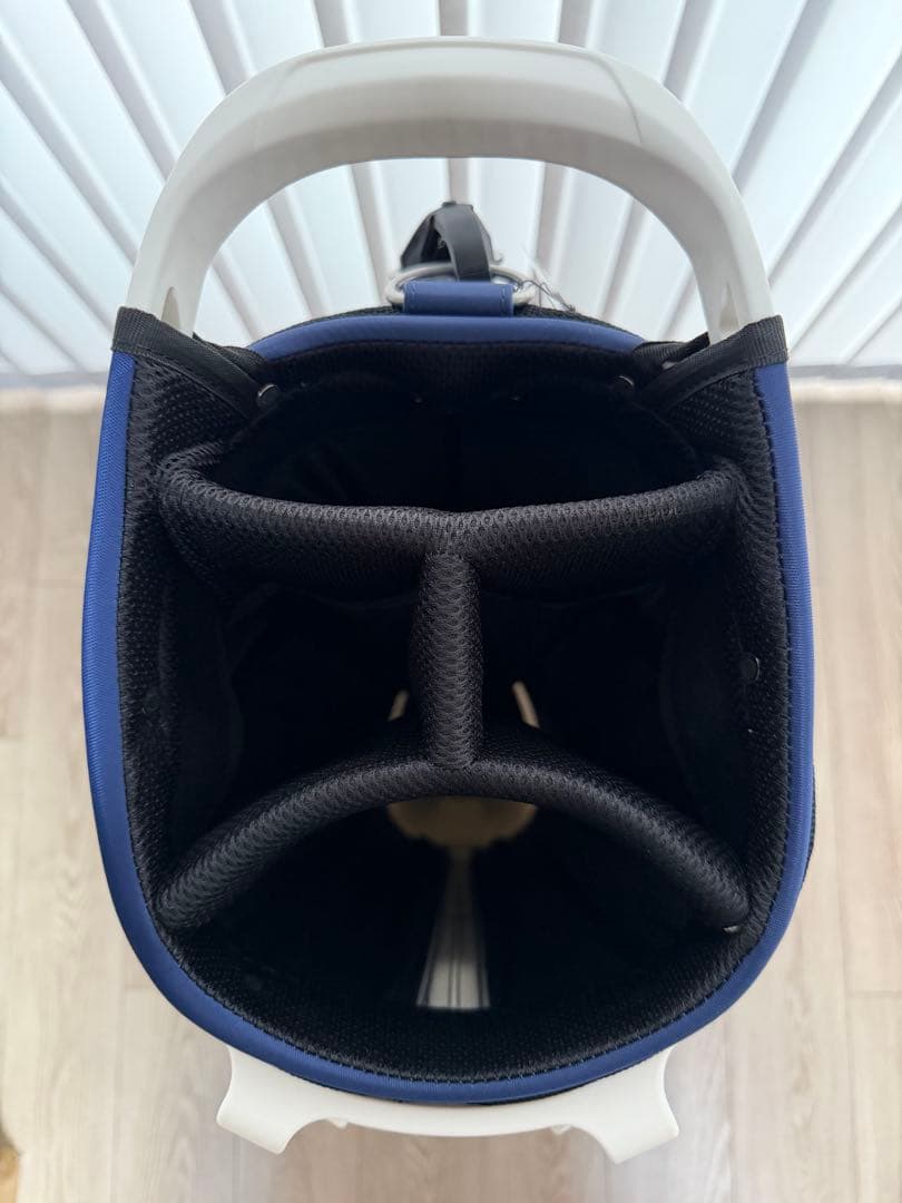 新品未使用　パトリック　キャディバッグ　PATRICK GOLF ネイビー