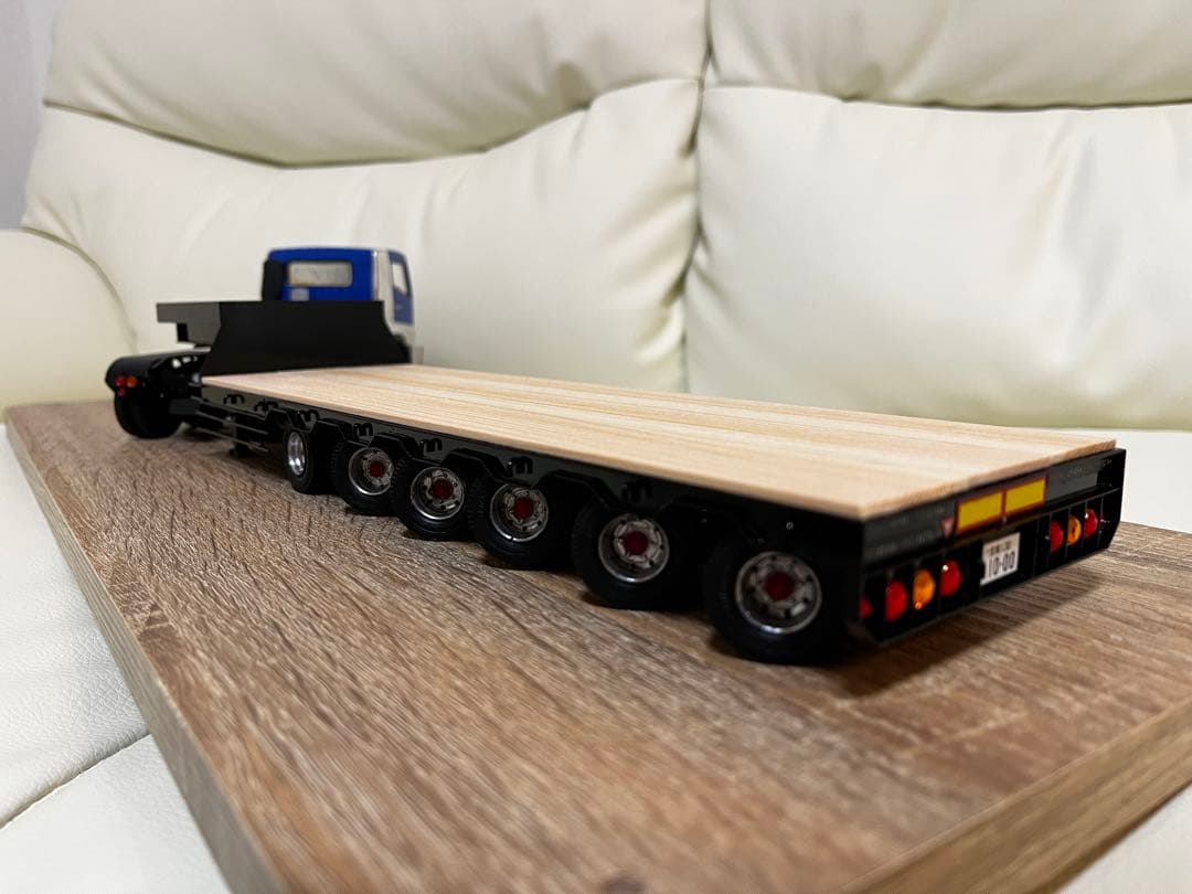 1/32 6軸トレーラー　舵切り　重量物運搬