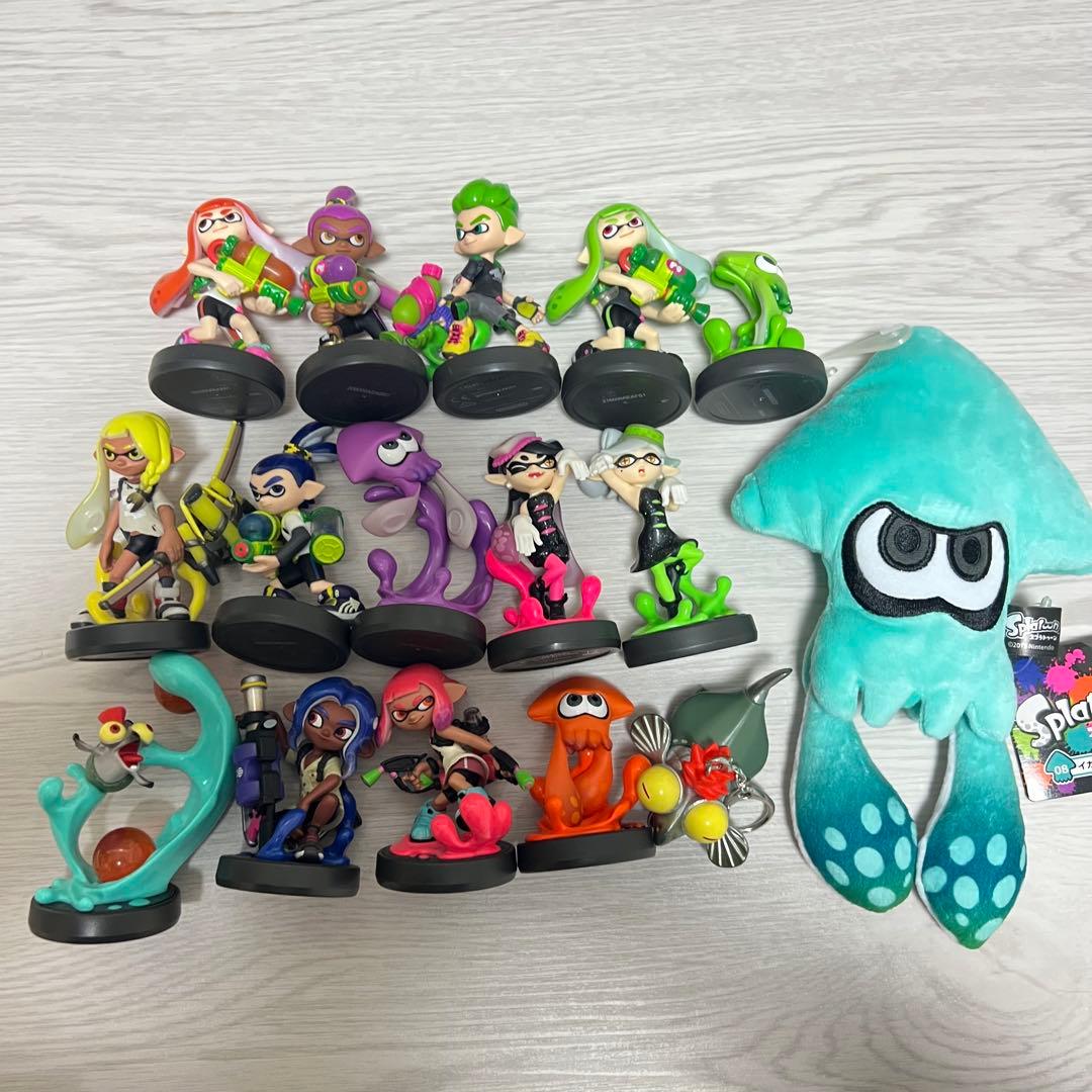 Splatoon スプラトゥーン amiibo アミーボ 14個 ぬいぐるみ