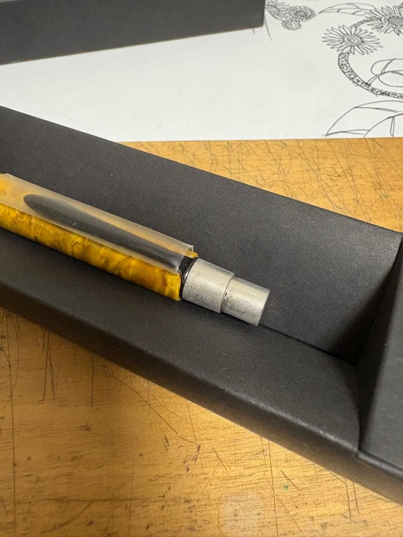 ウッドペンクラフト 木製ボールペン 本体 専用箱付き