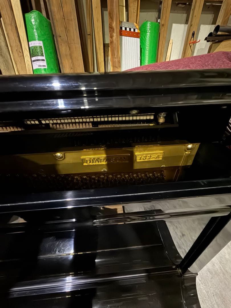 DIAPASON アップライトピアノ 黒