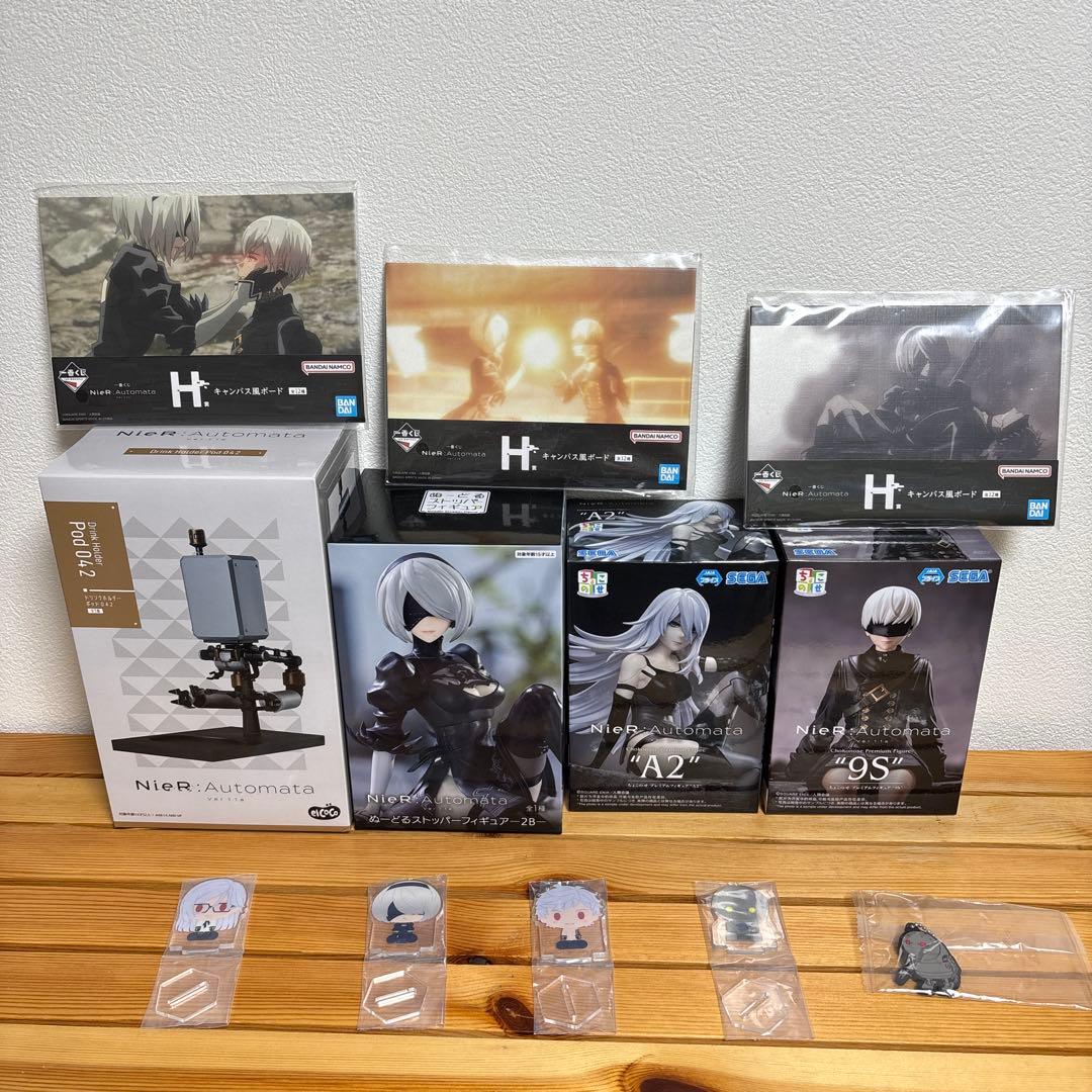最安値？ニーアオートマタ　フィギュアセット 2B A2 9S ポッド