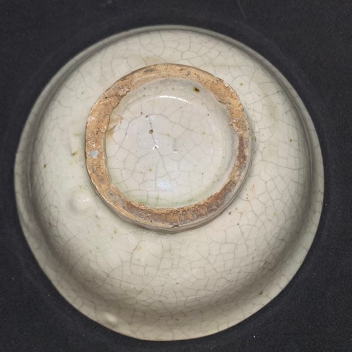 貫入の美しい 茶碗 李朝？ 茶道具