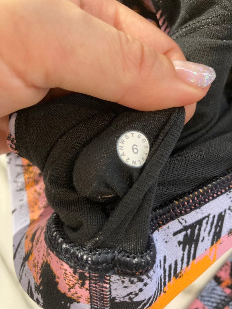 ルルレモン　レギンス　４　６　ヨガ　ピラティス　ピンク　ブルー