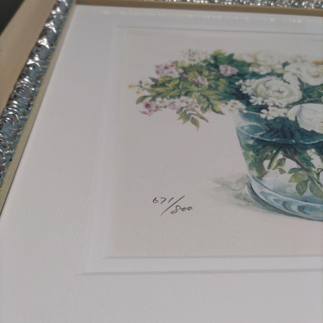 橋本 不二子 限定版画 額装 ☆ 直筆サイン・エディション有り