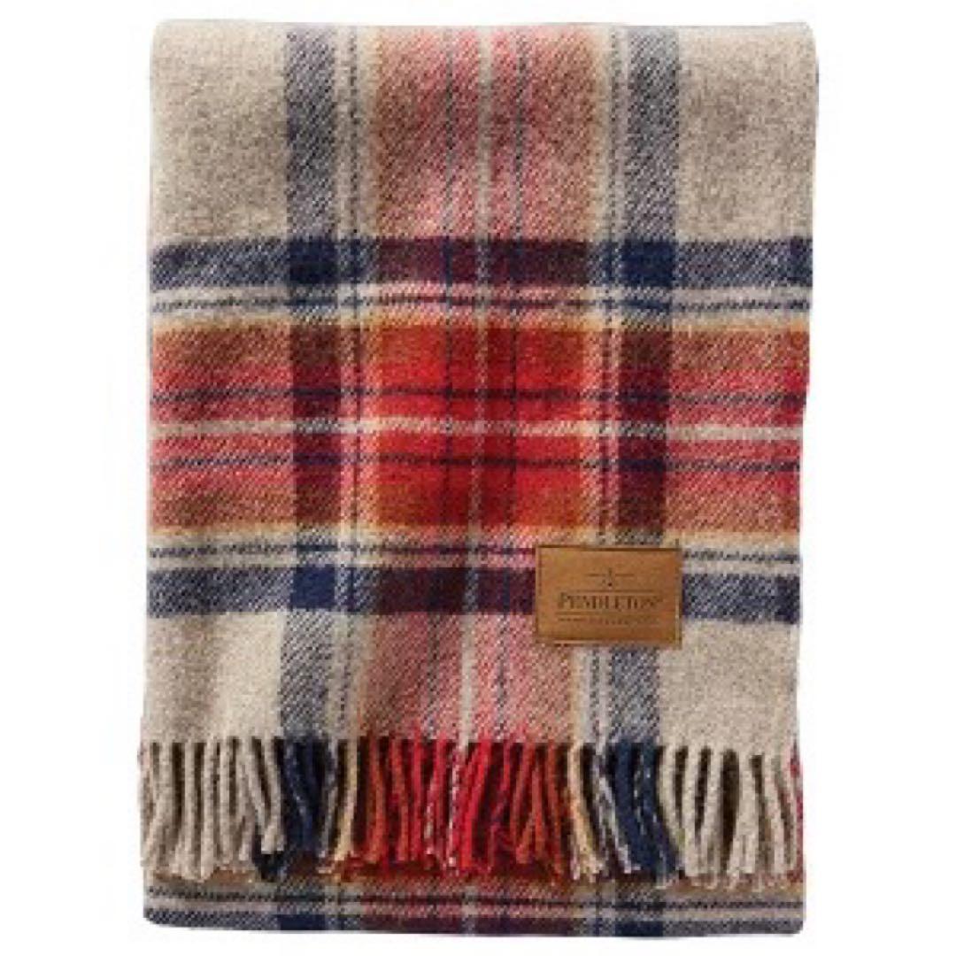 Pendleton チェック柄ウールブランケット