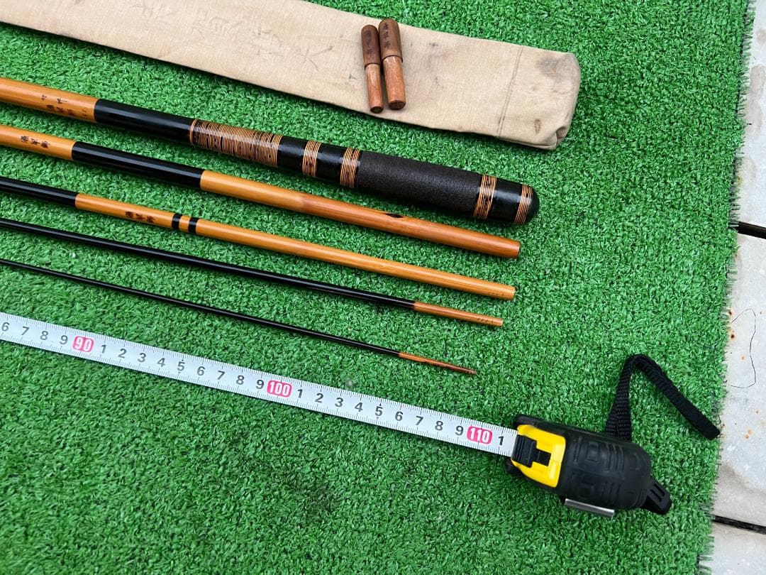 和*ー様 ヘラブナ竿 和竿 竹竿 【源竿師 / 竹粋】16尺3寸 仕舞 約120