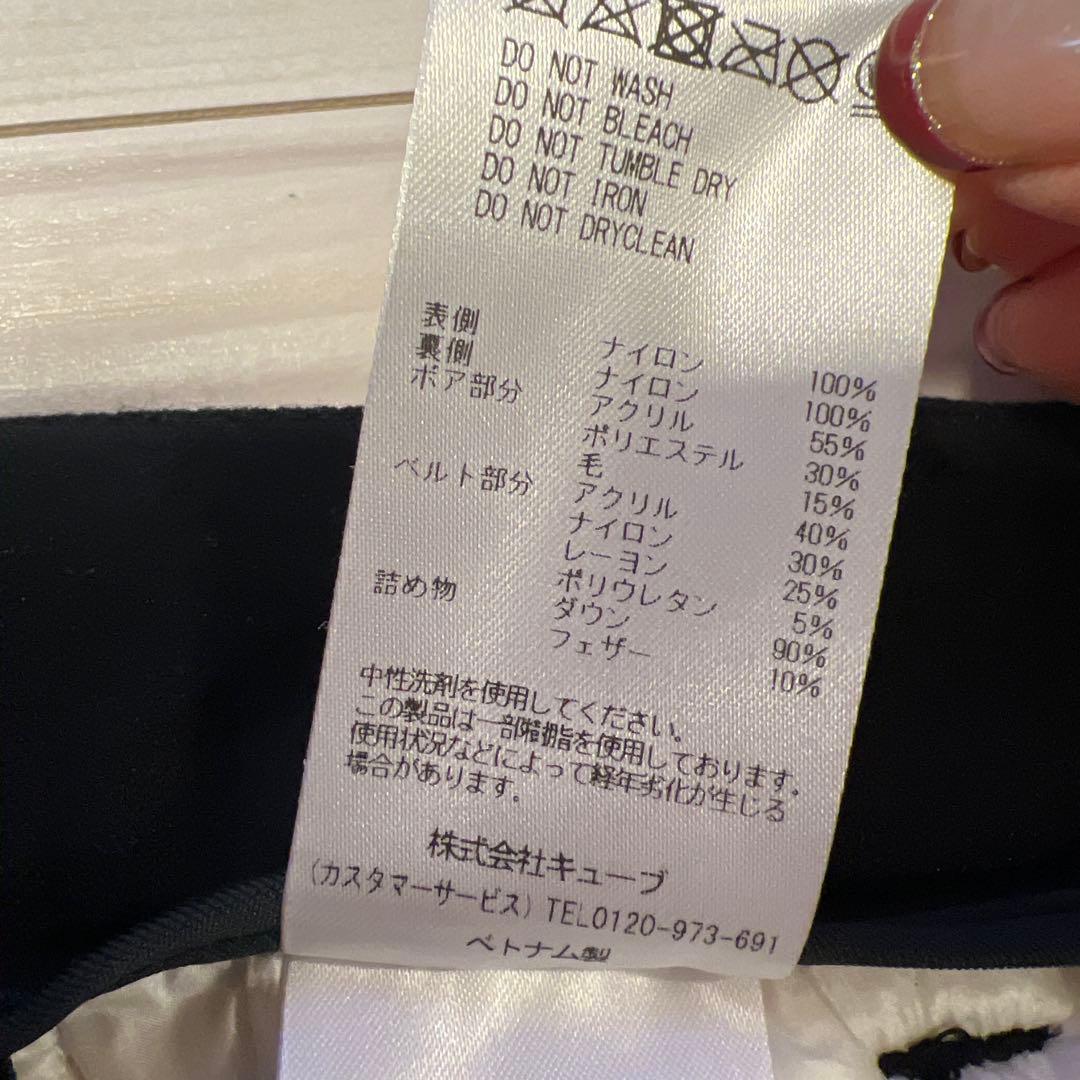 MARK & LONA ゴルフスカート ホワイト/ブラック　38 美品