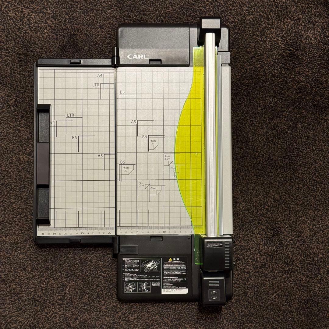 CARL 裁断機 ディスクカッター・スリム DC-F5100