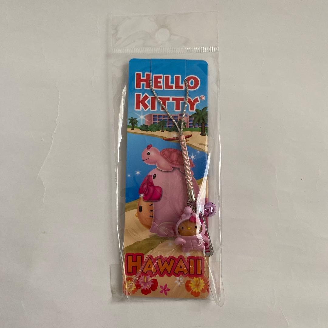 キティ　根付　ハワイ　カメ