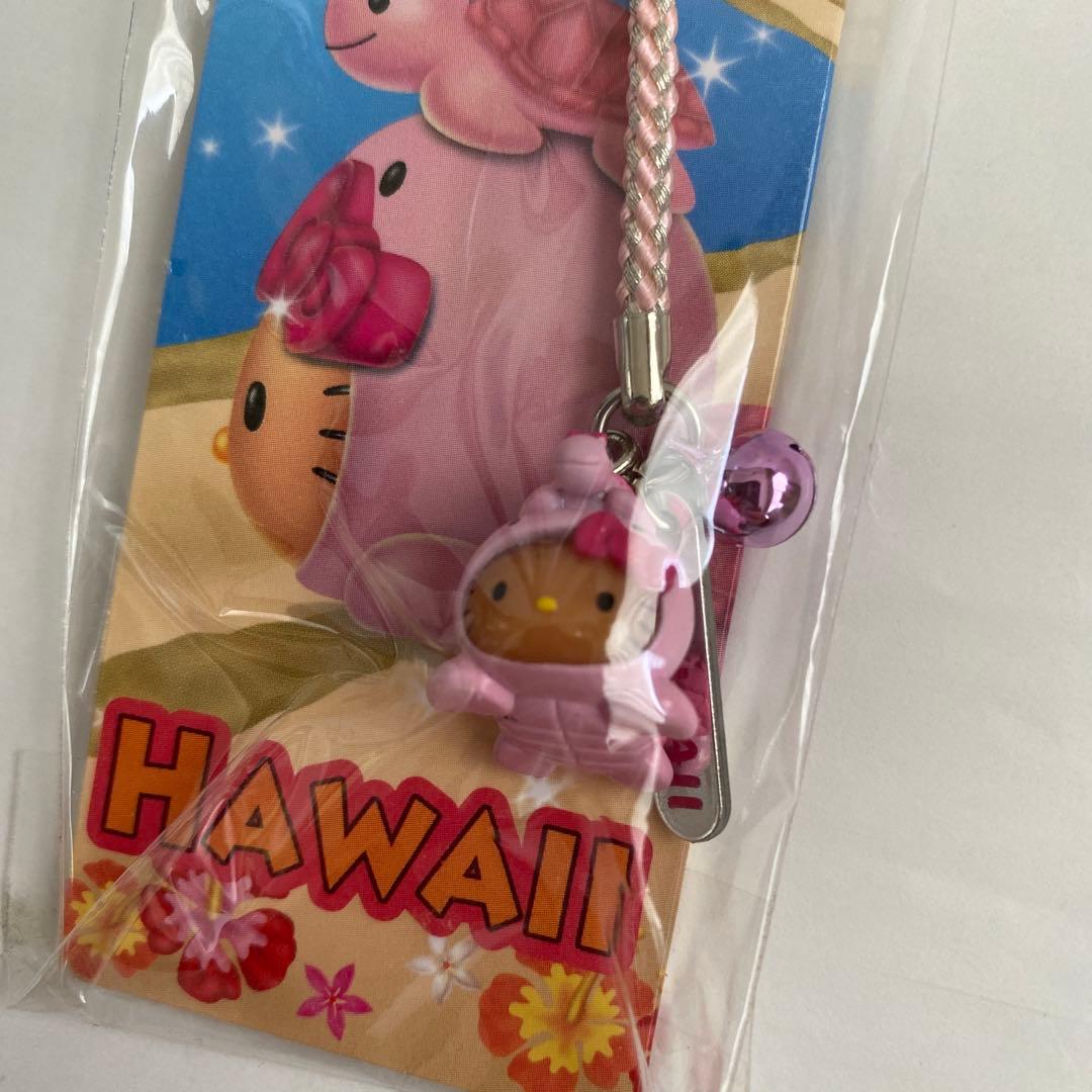 キティ　根付　ハワイ　カメ