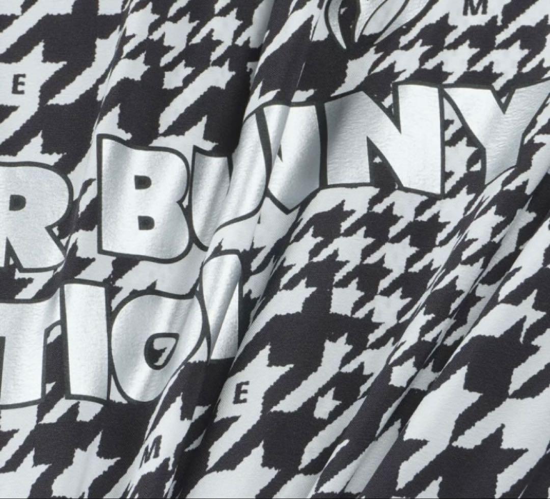 新品 マスターバニー 千鳥柄×ナイロンストレッチ 撥水ジャケット(4)M/白