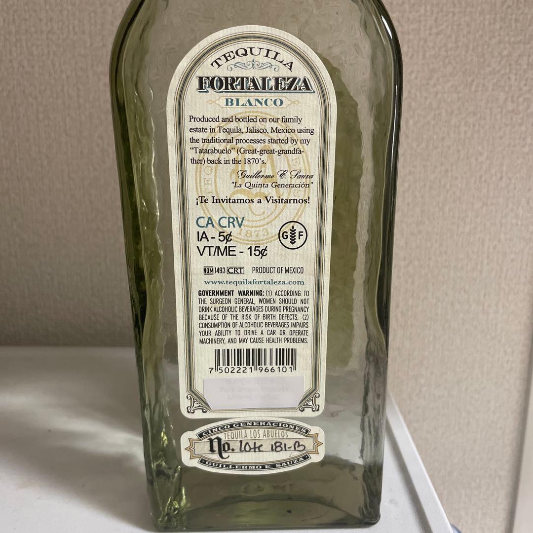 FORTALEZA テキーラ BLANCO 750ml