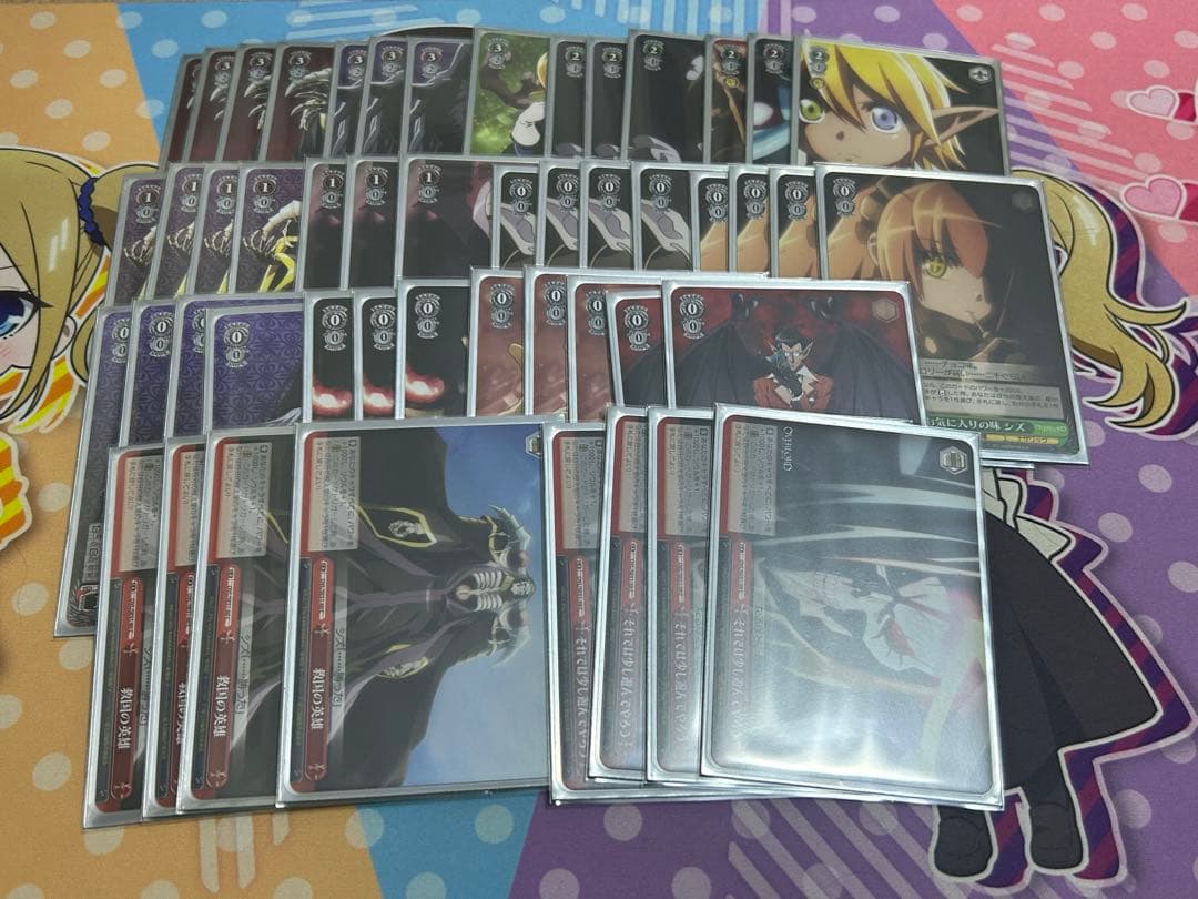 ヴァイスシュヴァルツ オーバーロード 8扉 デッキ 調整パーツ付き