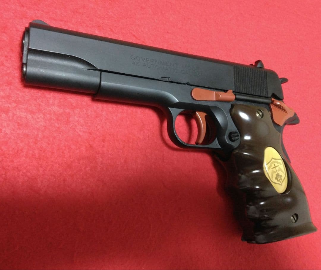 WA 緋弾のアリア コルトガバメント シルバー ブラック 2丁セット