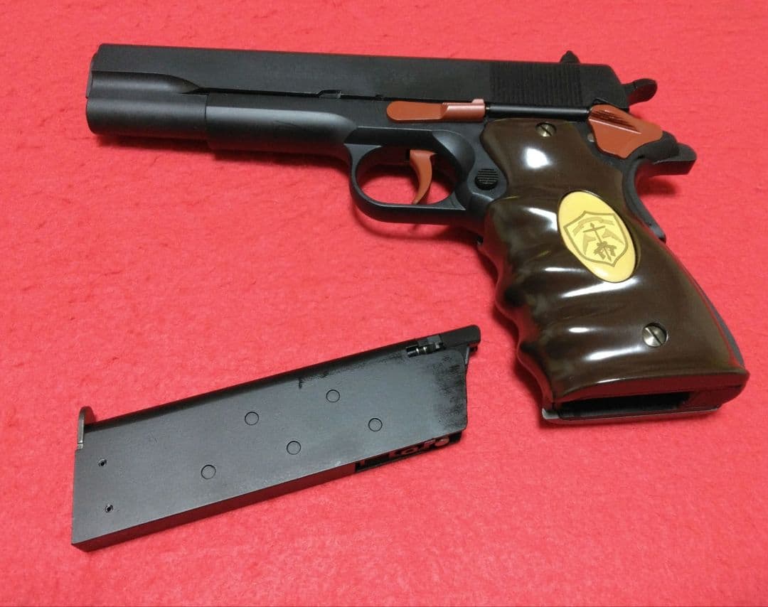 WA 緋弾のアリア コルトガバメント シルバー ブラック 2丁セット